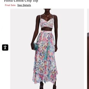 INTERMIX spring/summer crop top 🌸